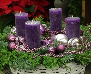 Adventsgesteck