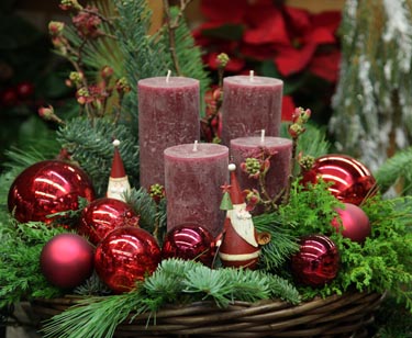 Adventsgesteck