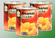 Ananas in Stücken