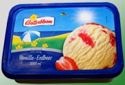 Vanille-Erdbeer-Eis