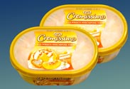 Cremissimo Eis Pfirsich-Mascarpone-Torte