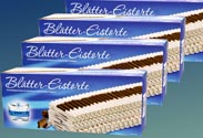 Cristallo Blätter-Eistorte