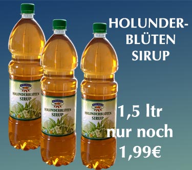 Holunderblütensirup