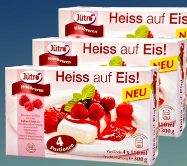 Heiss auf Eis - Himbeeren