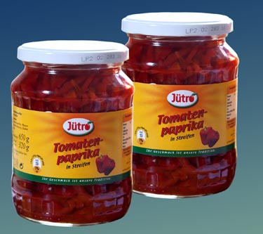 Jütro Tomaten-Paprika-Streifen