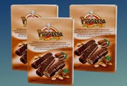Papagena Waffelröllchen Kakao-Erdnuss