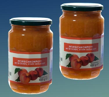 Pfirsichkompott