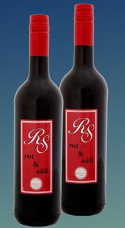 Rotwein - Rot und Süss