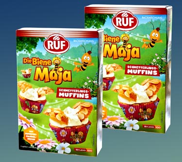 Biene Maja Schmetterlings-Muffins