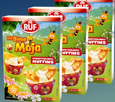 Biene Maja Schmetterlings-Muffins