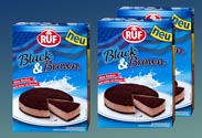 Ruf Black and Brown Kuchenmischung