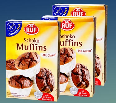 Schoko Muffins Backmischung Glutenfrei