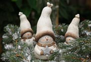 Schneemann Keramik