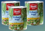 Struik Erbsen-Topf