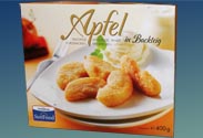 Apfel in Backteig