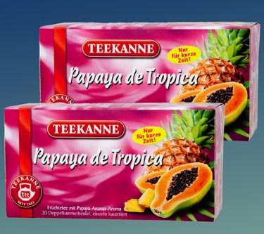 Teekanne Tee Papaya de Tropica