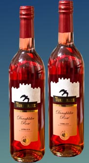Turmfalke Dornfelder Rose lieblich
