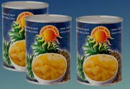 Ananas Stücke